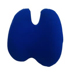 image-Office Chair Lumbar Cushion - Blue Memory Foam Backrest Pillow for Pregnant Women