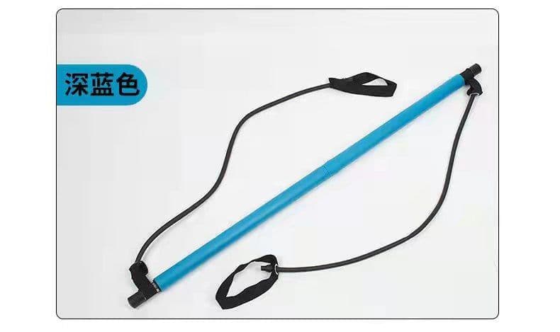 image-Xuanlebao Pilates Stick Pull Rope - Black TPR