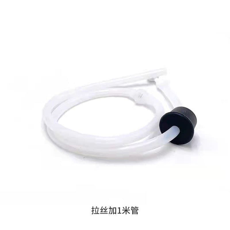 image-Liquid-free Soap Dispenser 304 Stainless Steel Sink Black Silicone Tube