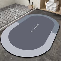 image-Shenghui Diatom Mud Bath Mat - Army-Black, Quick Dry, Easy Care