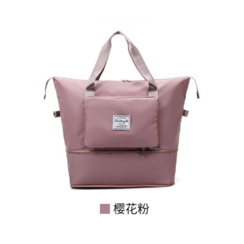 image-Yoga Gym Bag - Purple Oxford Cloth 36-55L Wet/Dry
