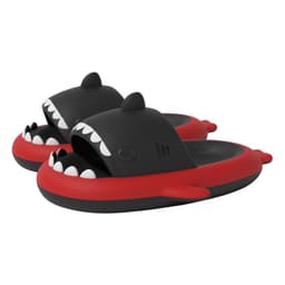 image-Cross-border cow shark sandals and slippers for men at home