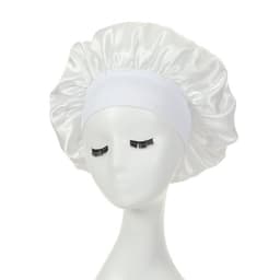 image-Amazon hot selling wide strip wide brim high elastic headband night cap ladies chemotherapy cap hair care cap