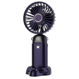 image-Portable Neck Fan USB Rechargeable Handheld Foldable