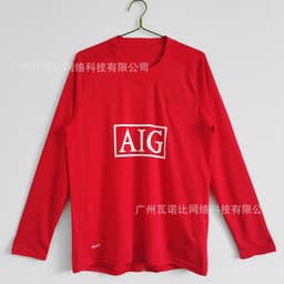 image-Football Jersey - Retro Home Away Long Sleeve Polyester
