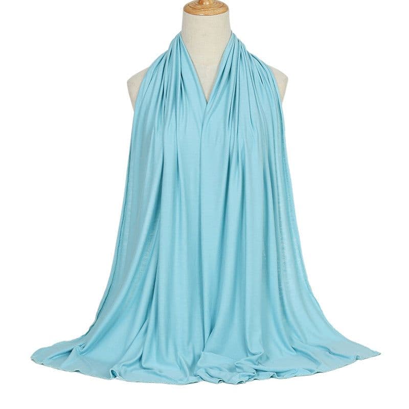 image-Modal Cotton Scarf - Long Soft Casual Solid Color