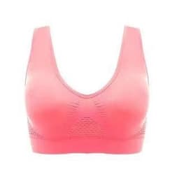 image-Foreign trade cross-border sport bra mesh hollow air hole sports bra yoga sports no steel ring underwear women