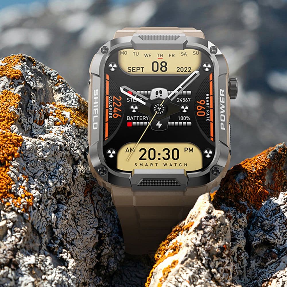 image-Zongxin MK66 HD Smartwatch Large Screen Bluetooth Call Music Outdoor Waterproof Pedometer