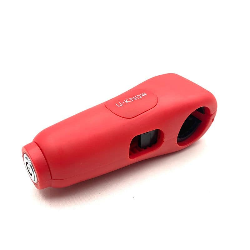 image-Manufacturers electric handlebar lock brake lock motorcycle handlebar anti-theft lock scooter bicycle handlebar horn lock modification