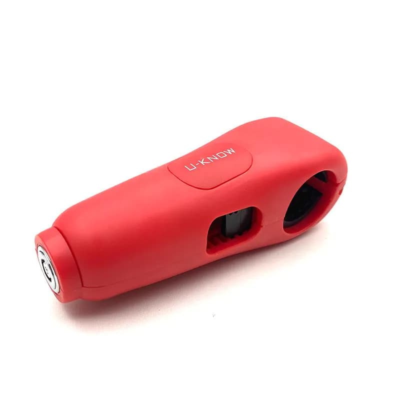 image-Manufacturers electric handlebar lock brake lock motorcycle handlebar anti-theft lock scooter bicycle handlebar horn lock modification