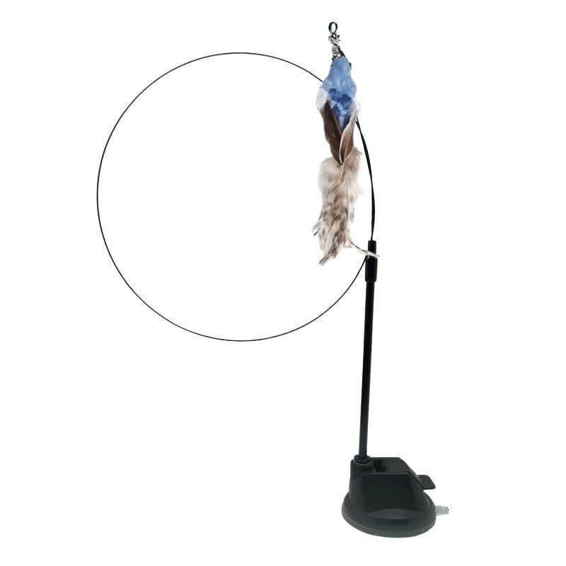 image-Cat Teaser Wand - Feather Interactive Toy