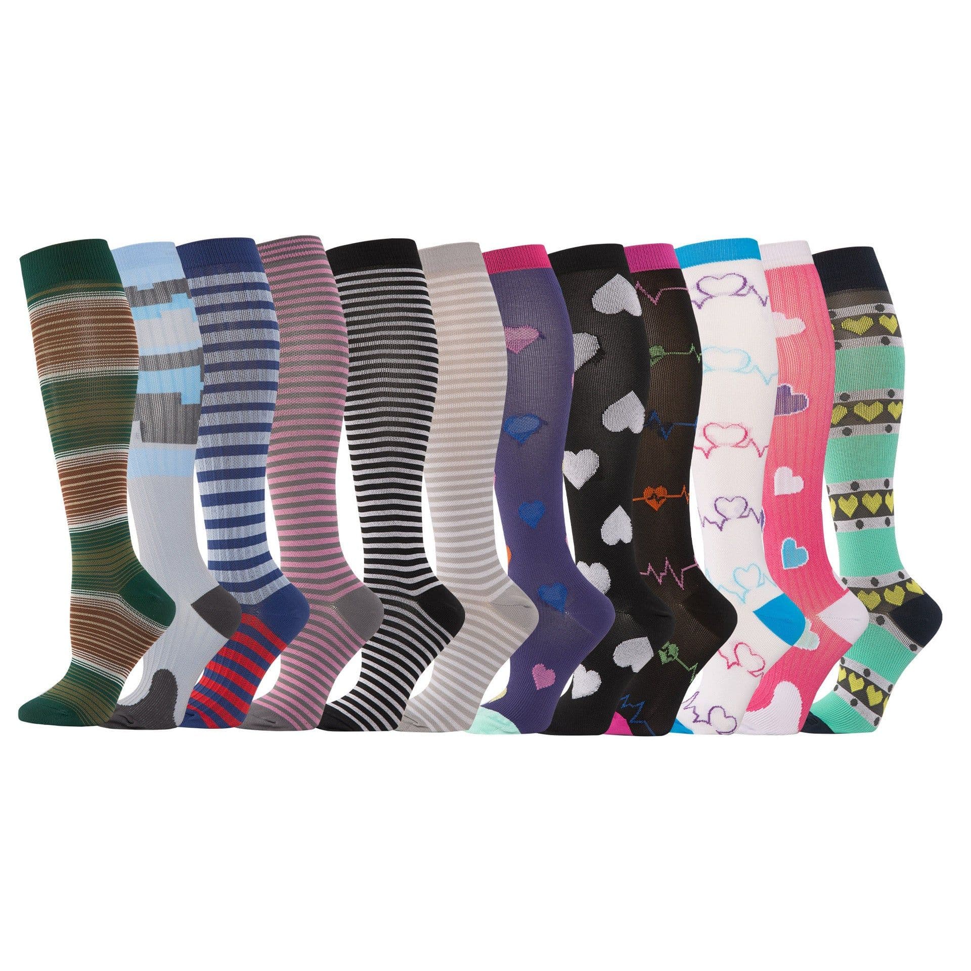image-Max sports calf socks women's running and skipping high tube muscle energy compression socks summer long tube pressure socks wholesale