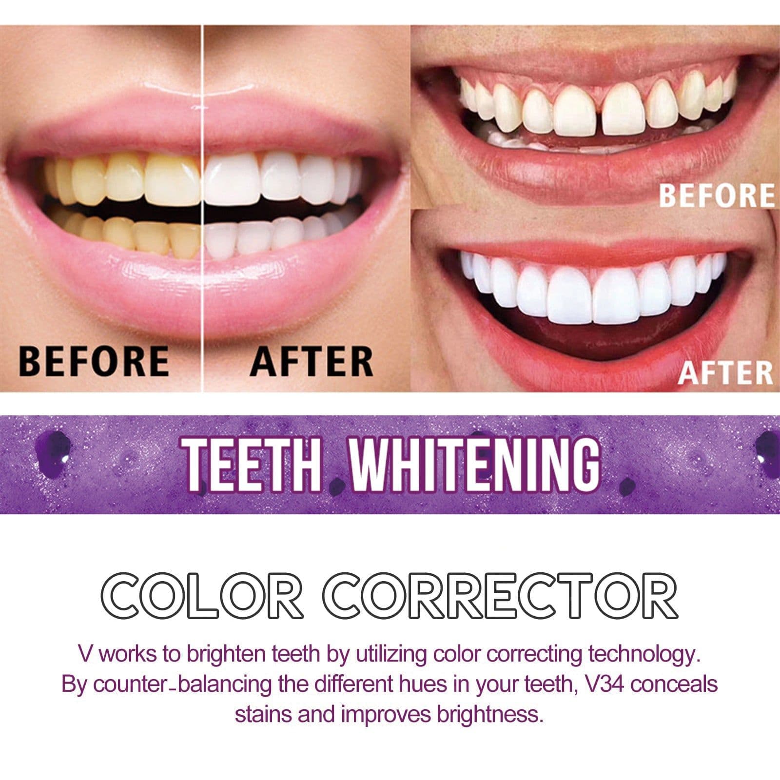 image-EELHOE V34 Teeth Whitening Toothpaste 30ml