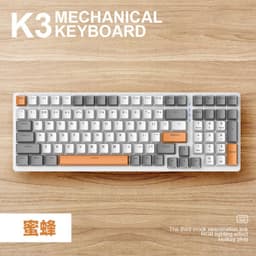 image-Free Wolf K3 Mechanical Gaming Keyboard 100 Keys