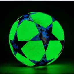 image-Reflective Fluorescent Green No. 5 Football - Training Gift