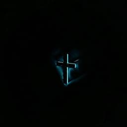 image-Cross Necklace Silver Luminous Zircon Pendant