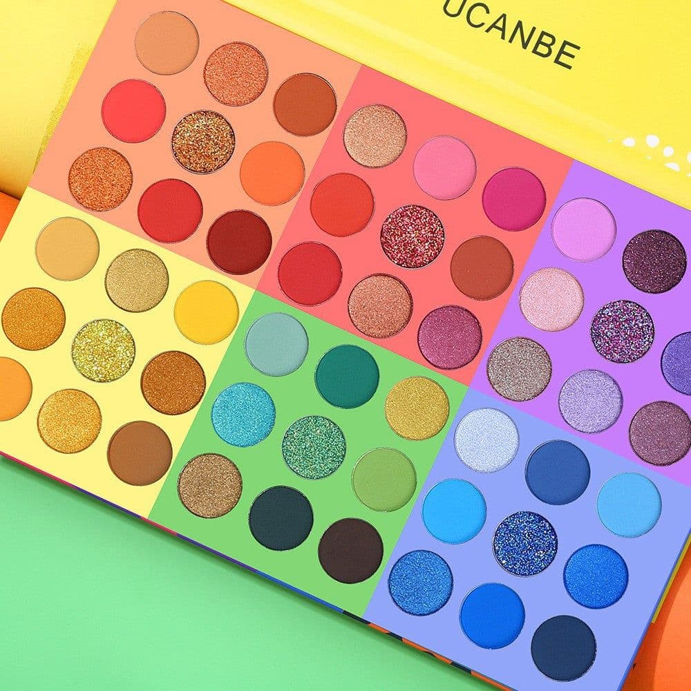 image-UCANBE Splashy Candies Eyeshadow Palette - 54 Colors