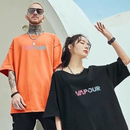 image-Orange T-Shirt Men 3XL Round Neck Short Sleeve