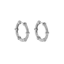 image-Sterling Silver Minimalist Hexagonal Earrings - 925 S925 Jewelry for Women