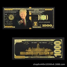 image-Trump Gold Foil Commemorative Card Set