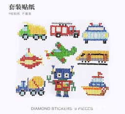 image-Douyin Rabbit Year Puzzle Sticker - DIY Crystal Diamond Fridge Decal - Cartoon Style