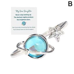image-Rotatable Star-Moon Ring for Women - Copper Anti-Stress Jewelry