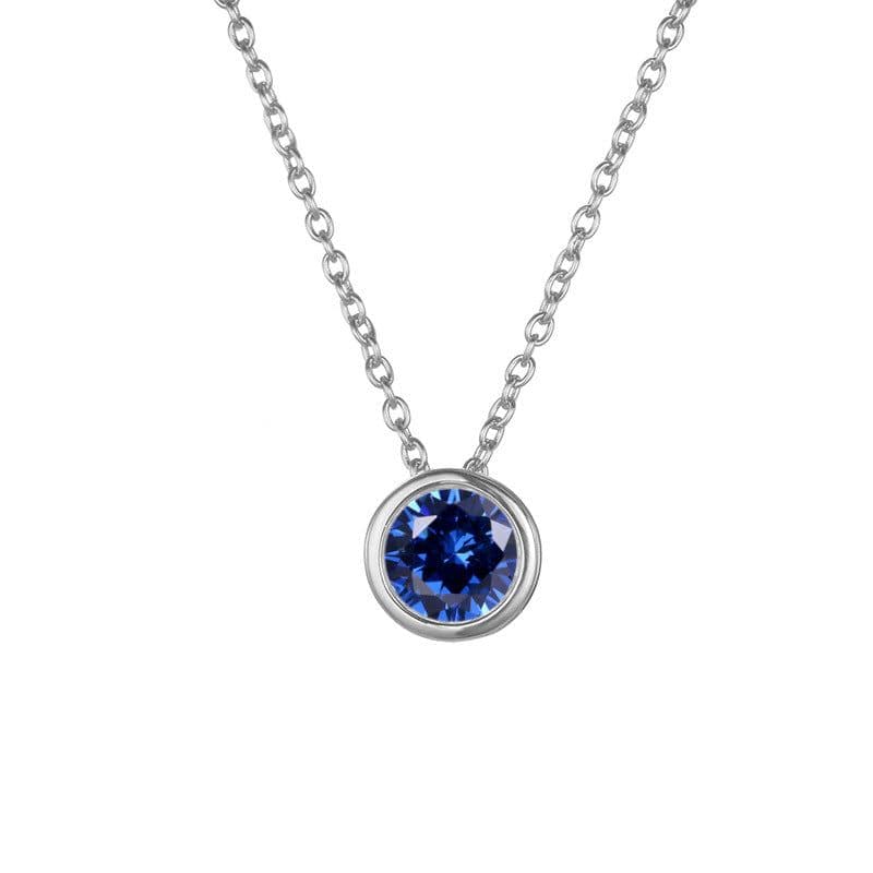 image-JUJIE Rhinestone Necklace - Rose Gold Geometric