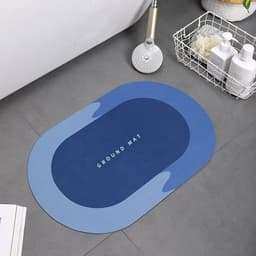 image-Diatom Mud Foot Pad - Silver 40x60cm Oval