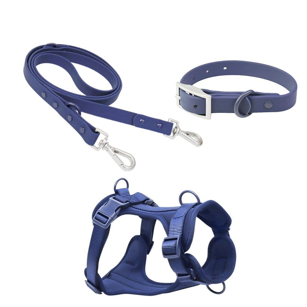 image-The new WidOne with the same pvc pet leash collar large and small dogs dog leash pet chest harness