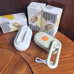 image-Pet Electric Spray Comb - Cats Dogs White