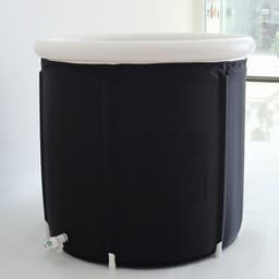 image-Black Folding Bath Barrel 75x75cm Adult