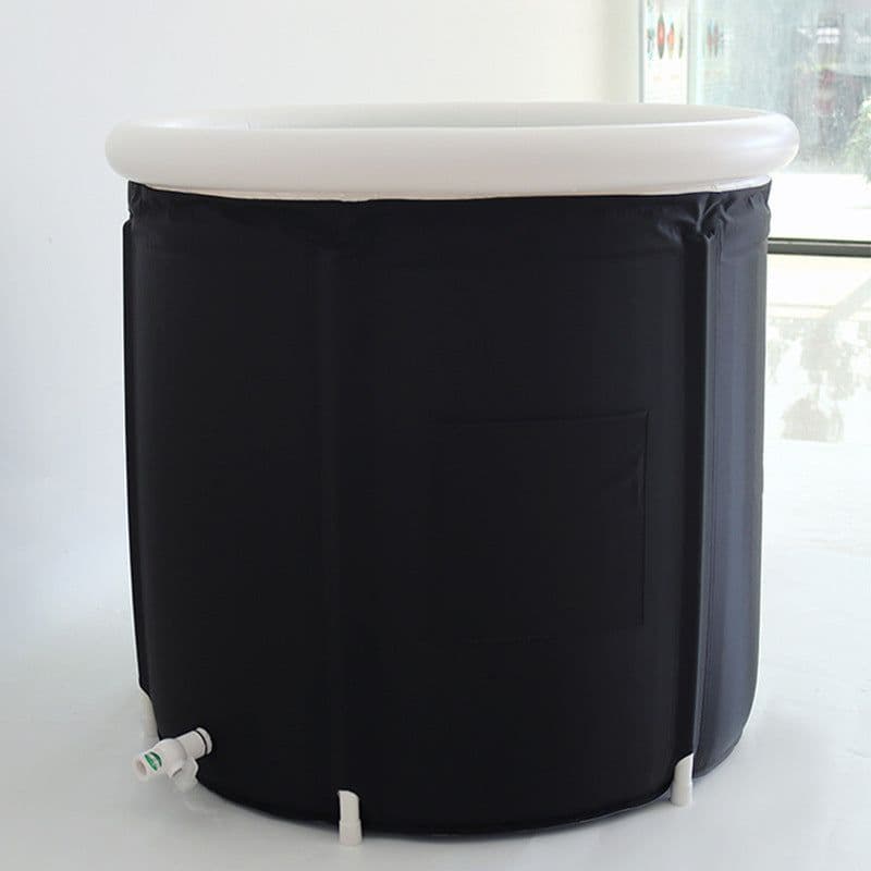 image-Black Folding Bath Barrel 75x75cm Adult