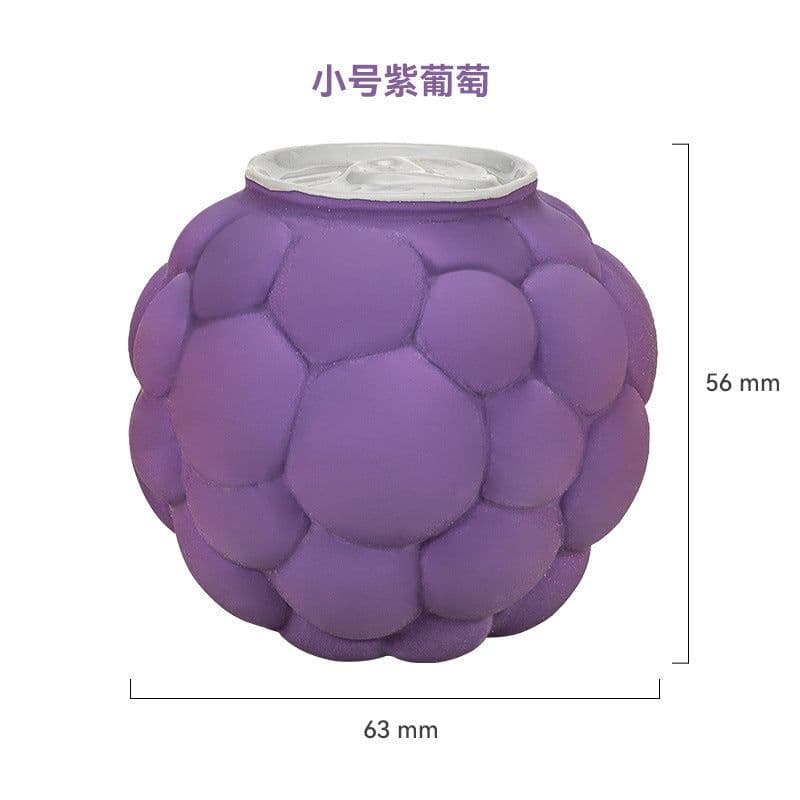 image-EETOYS Latex Rugby Tennis Dog Toy - Melon Large Sound Ball Pet