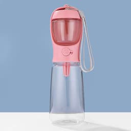 image-Portable Dog Water Cup - Plastic Pet Drinking Cup for Outdoor Use