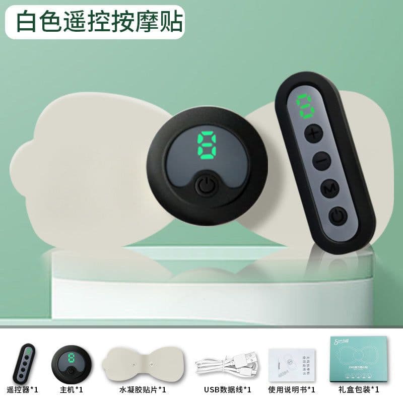 image-Cross-border wholesale new cervical massage patch wireless remote control ems pulse massager cervical instrument neck massage patch