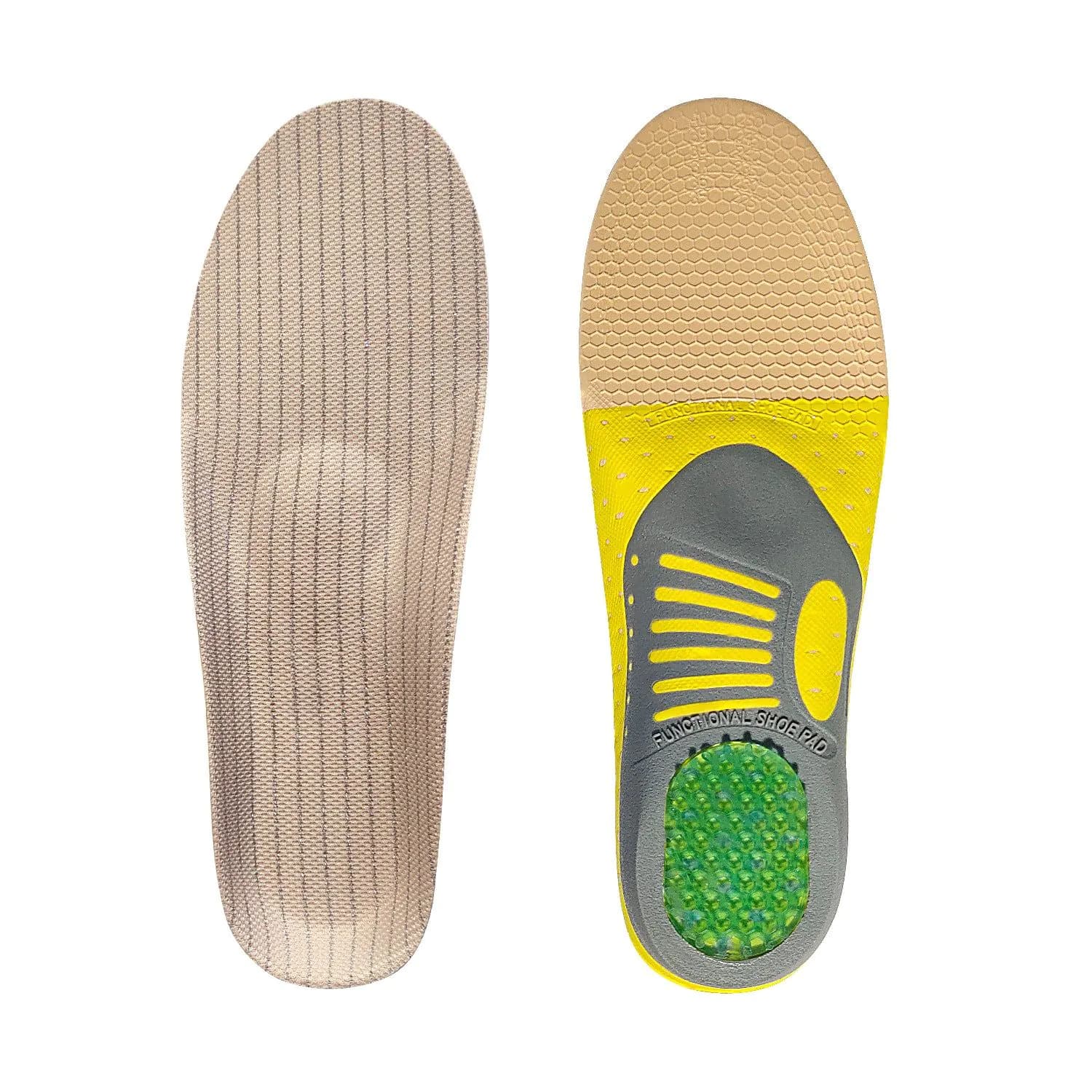 image-Flat Foot Corrective Insole - Men & Women Sports Arch Massage Shock-Absorbing