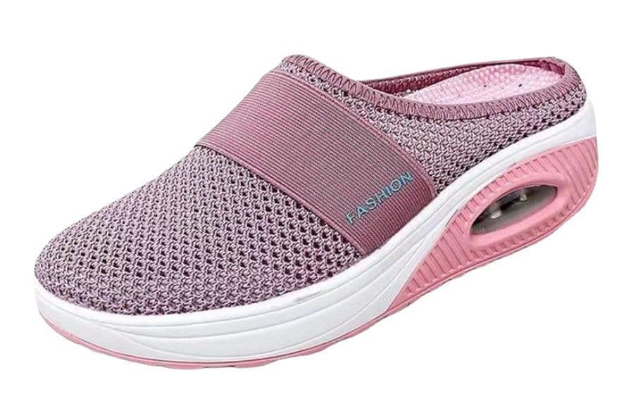 image-Women's Baotou Mesh Slippers Black Size 43