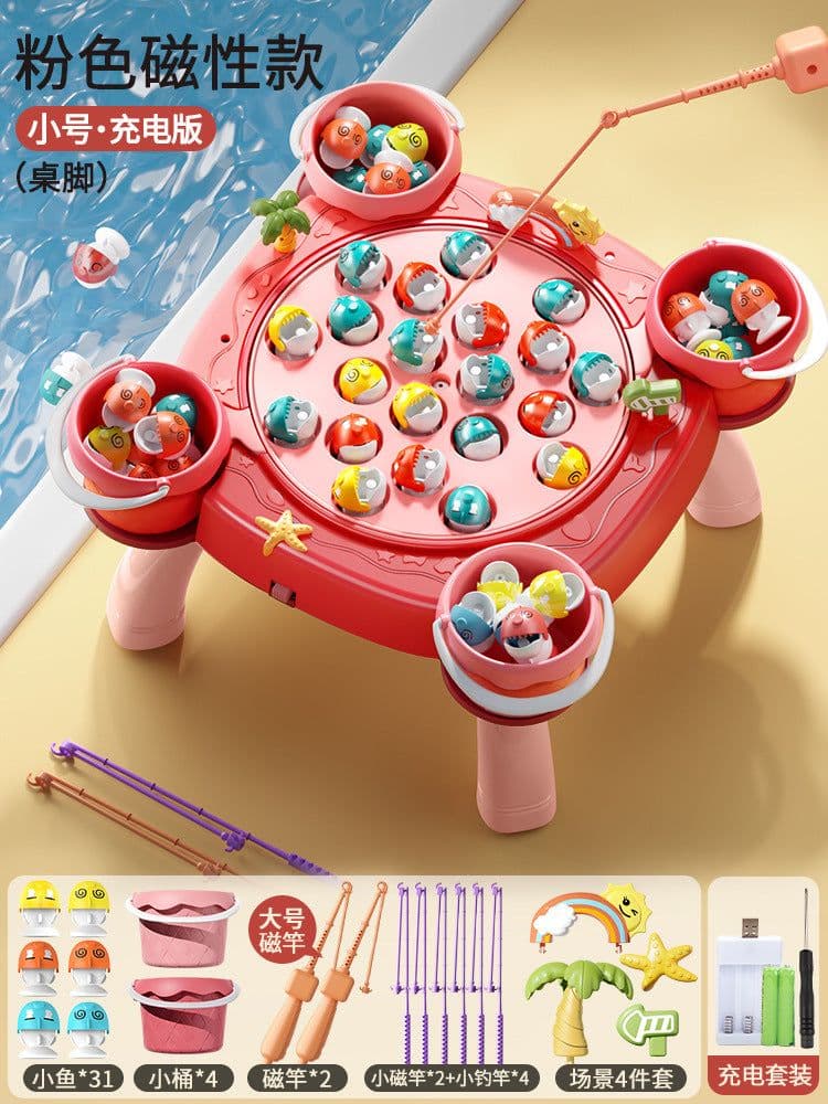 image-Magnetic Fishing Toy - Educational Playhouse for Kids