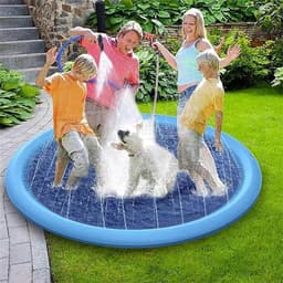 image-Spot Pet Spray Mat Folding Dog Swimming Pool