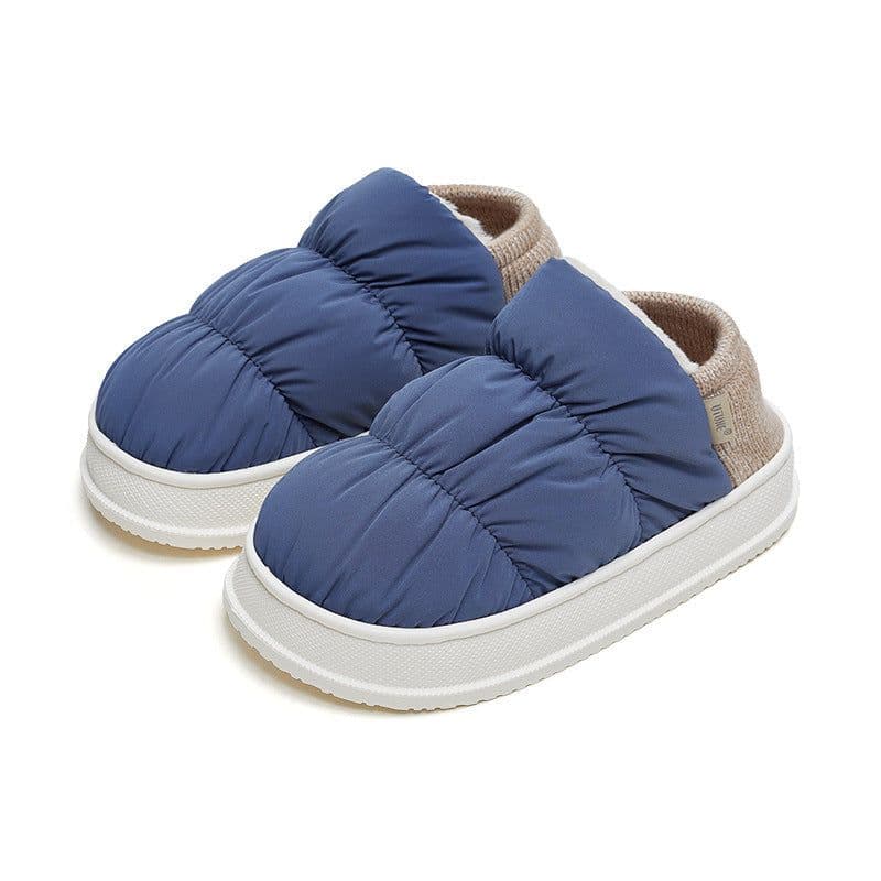 image-Youtun Thick-soled Cotton Slippers Non-slip Winter Indoor Shoes