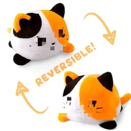 image-Cross-border foreign trade reversible cat doll plush toy double-sided octopus cute animal style reverse Yoda doll generation