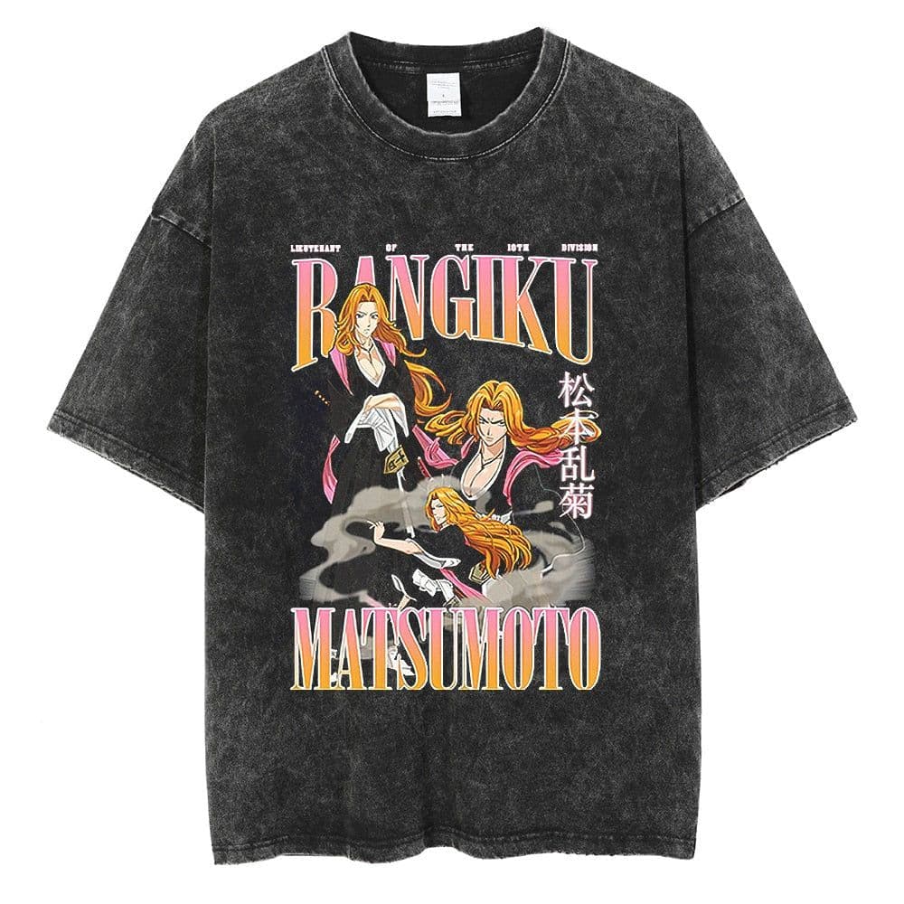image-Black Cartoon T-Shirt, Breathable, XXXL, Loose Fit, Men's