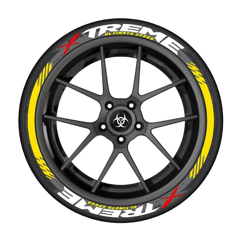 image-XTREME Car Tire Sticker 3D PVC - 1.25"