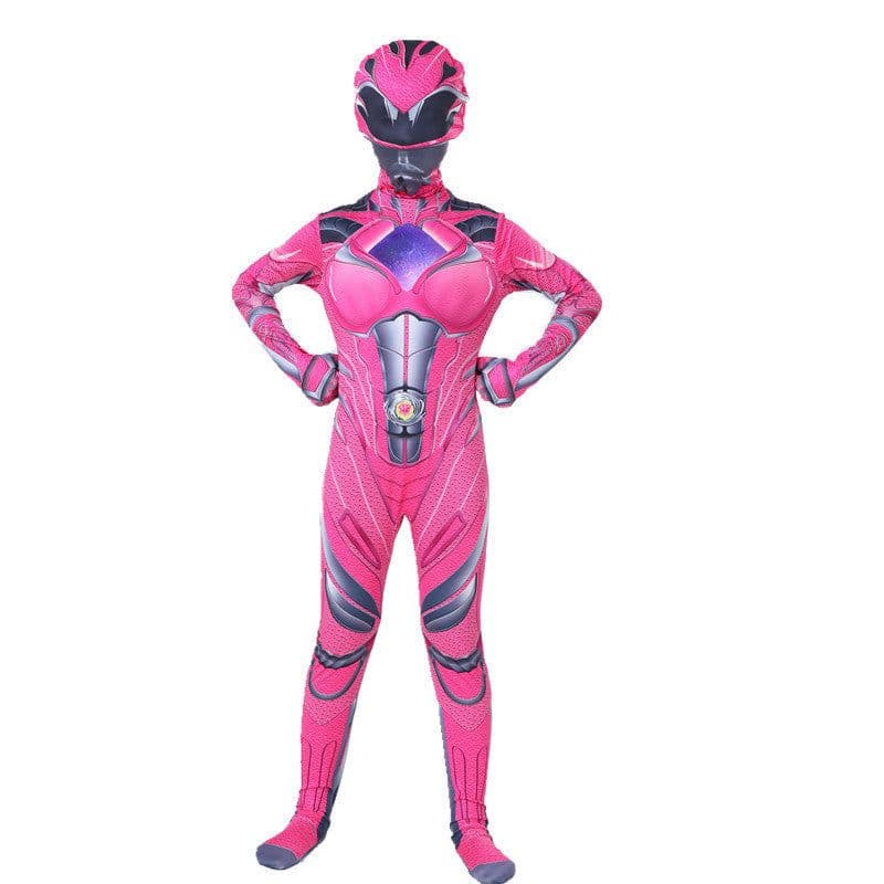 image-Power Rangers Cosplay Bodysuit - Pink Kids