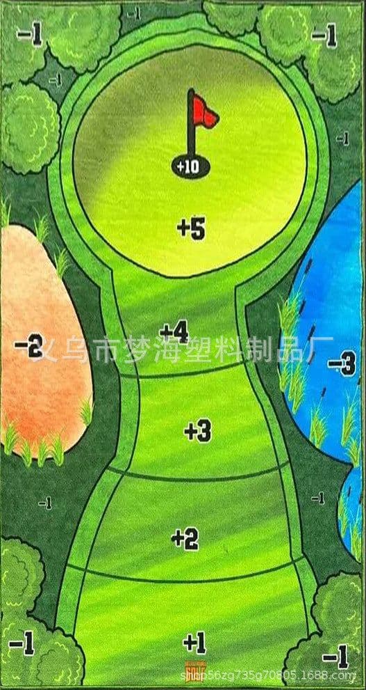 image-The Casual Golf Game Set Leisure and Entertainment Golf Game Set Golf Hitting Mat