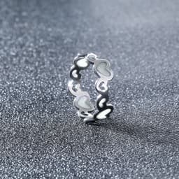 image-Nooxian Stainless Steel Ring - Blue Pentagram Size 8