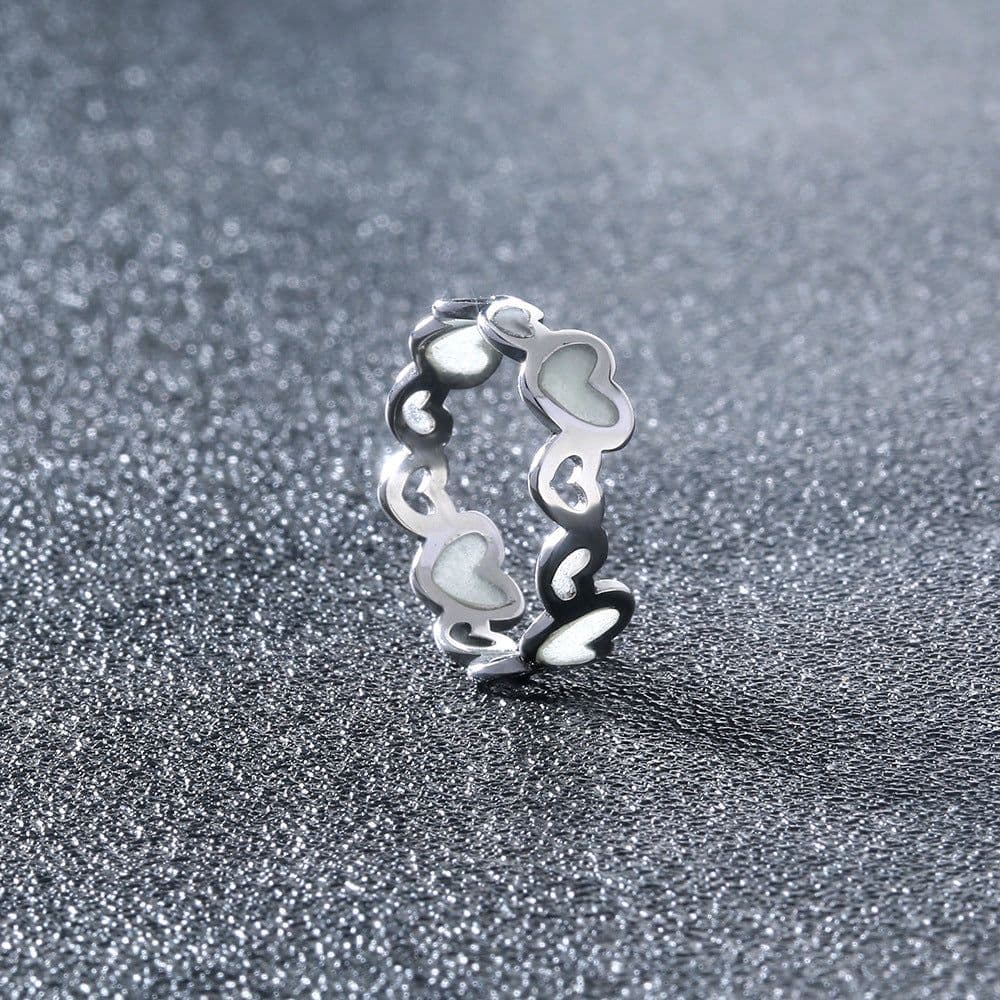 image-Nooxian Stainless Steel Ring - Blue Pentagram Size 8