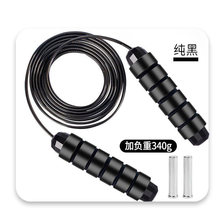 image-Zhefen Fitness Skipping Rope - 2.8m Steel Wire, PP Material, Kids, Fat Loss