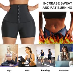 image-Women's High Waist Yoga Fitness Shorts - European & American Fit Sweat Pants
