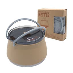 image-Camping Portable Silicone Folding Kettle - 1L Black